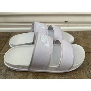 Nike Women's OFFCourt Slides Pure  Violet/White  Size 7